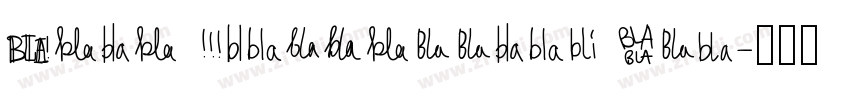 Neue Einstellung Bla字体转换